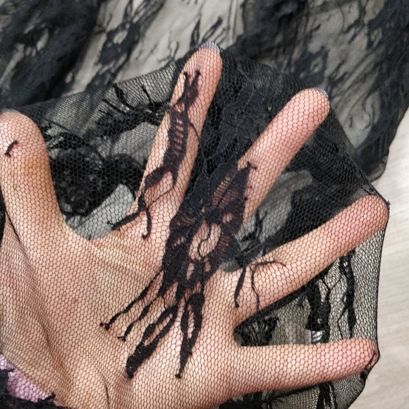 NWOT coverup soft black lace - Picture 15 of 15